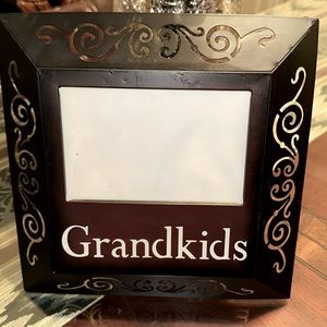Grandkids Tin/Metal Picture Frame